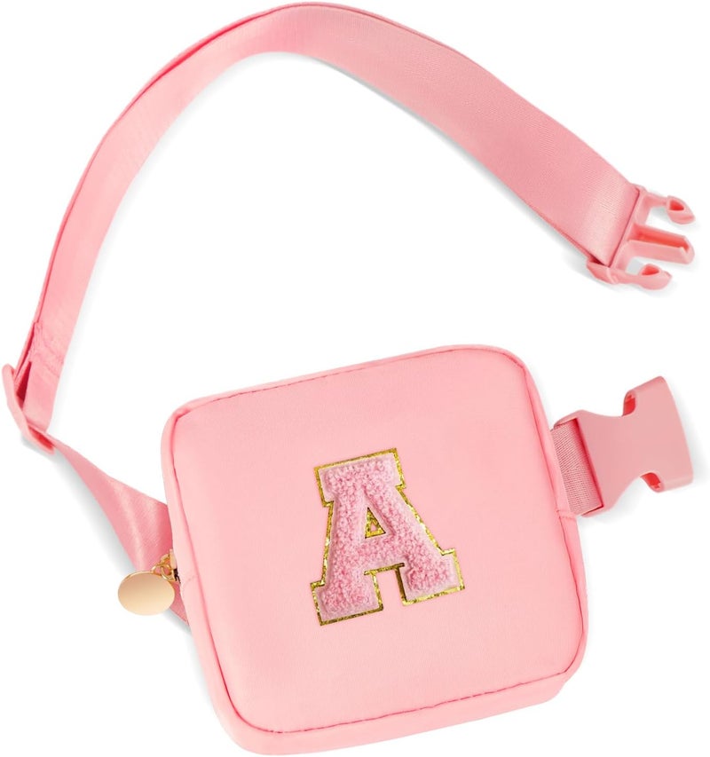 Uygafly Birthday Gifts for 2 3 4 5 6 7 8 9 10 11 Year Old Girls - Mini Fanny Pack Cute Crossbody Bag Belt Bag Trendy Stuff,Graduation Gifts for Girls Teens Kids Daughter Sister Her - Peach,A - Image 1